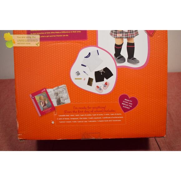 Our Generation Hally with Storybook & Accessories 18" Posable School Doll - Picture 7 of 8